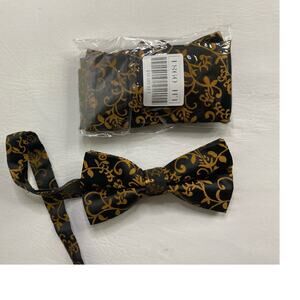 YOHOWA Men's Pre-Tied Bow Tie Formal Silk Adjustable Colorful Bowties